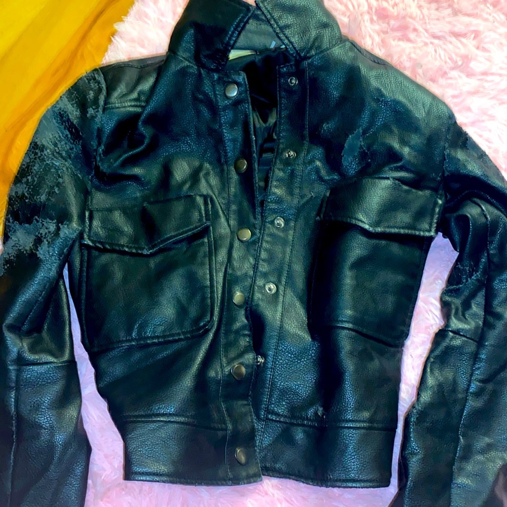 Kimchi Blue Leather Jacket